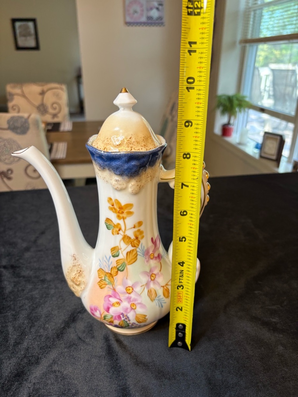 Elegant Porcelain Teapot/ Porcelain Coffee Pot/ Victorian Style Teapot - Picture 9 of 9
